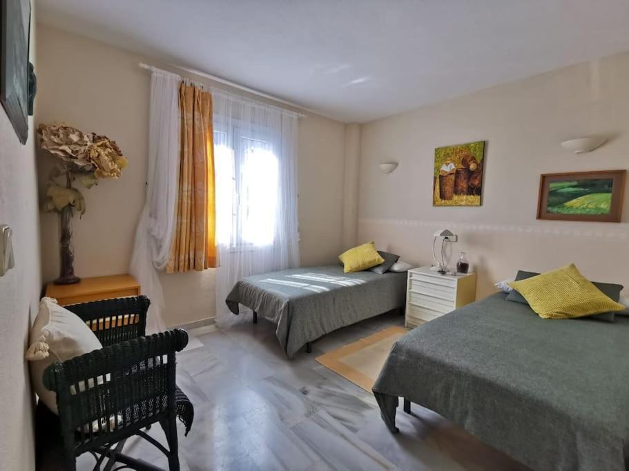 2Br+1Bthr Precioso Apartamento Con Vistas Al Mar Михас Экстерьер фото