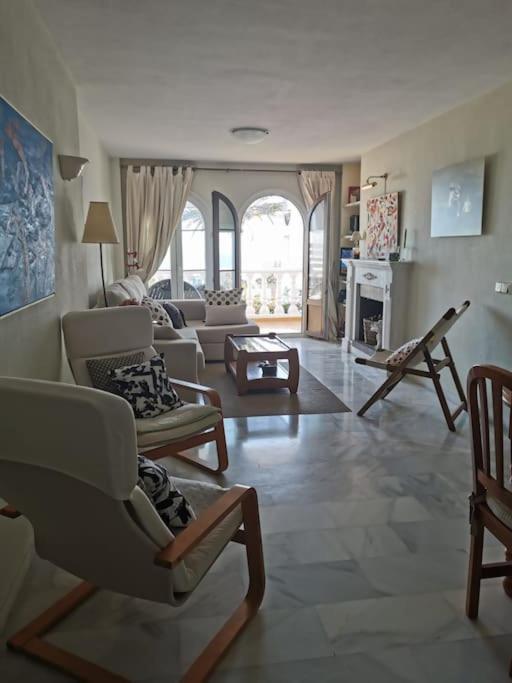 2Br+1Bthr Precioso Apartamento Con Vistas Al Mar Михас Экстерьер фото
